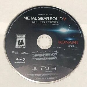 PS3 Metal Gear Solid V: Ground Zeroes, Playstation 3